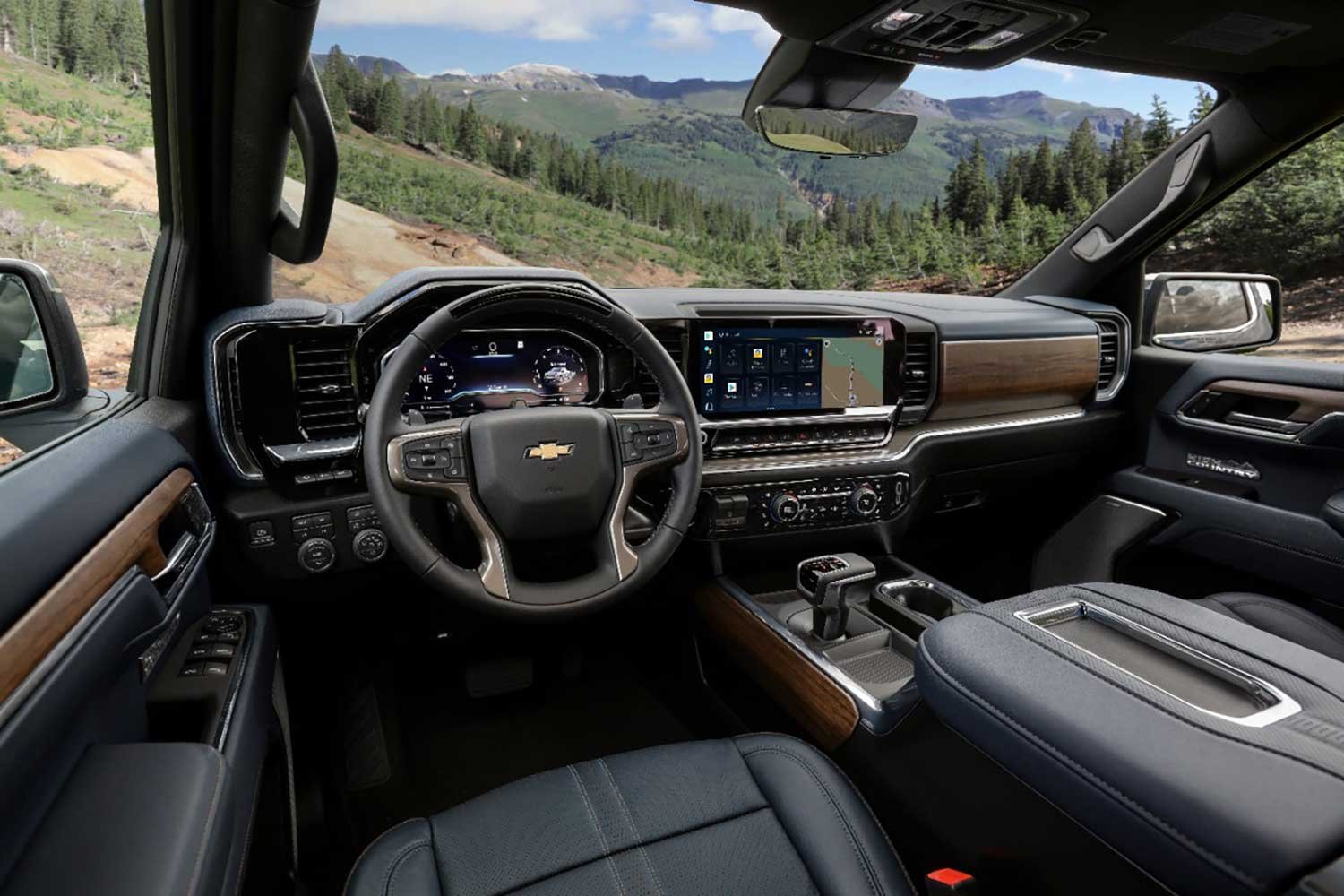 Cabina del Chevrolet Silverado 2022